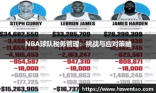 NBA球队税务管理：挑战与应对策略